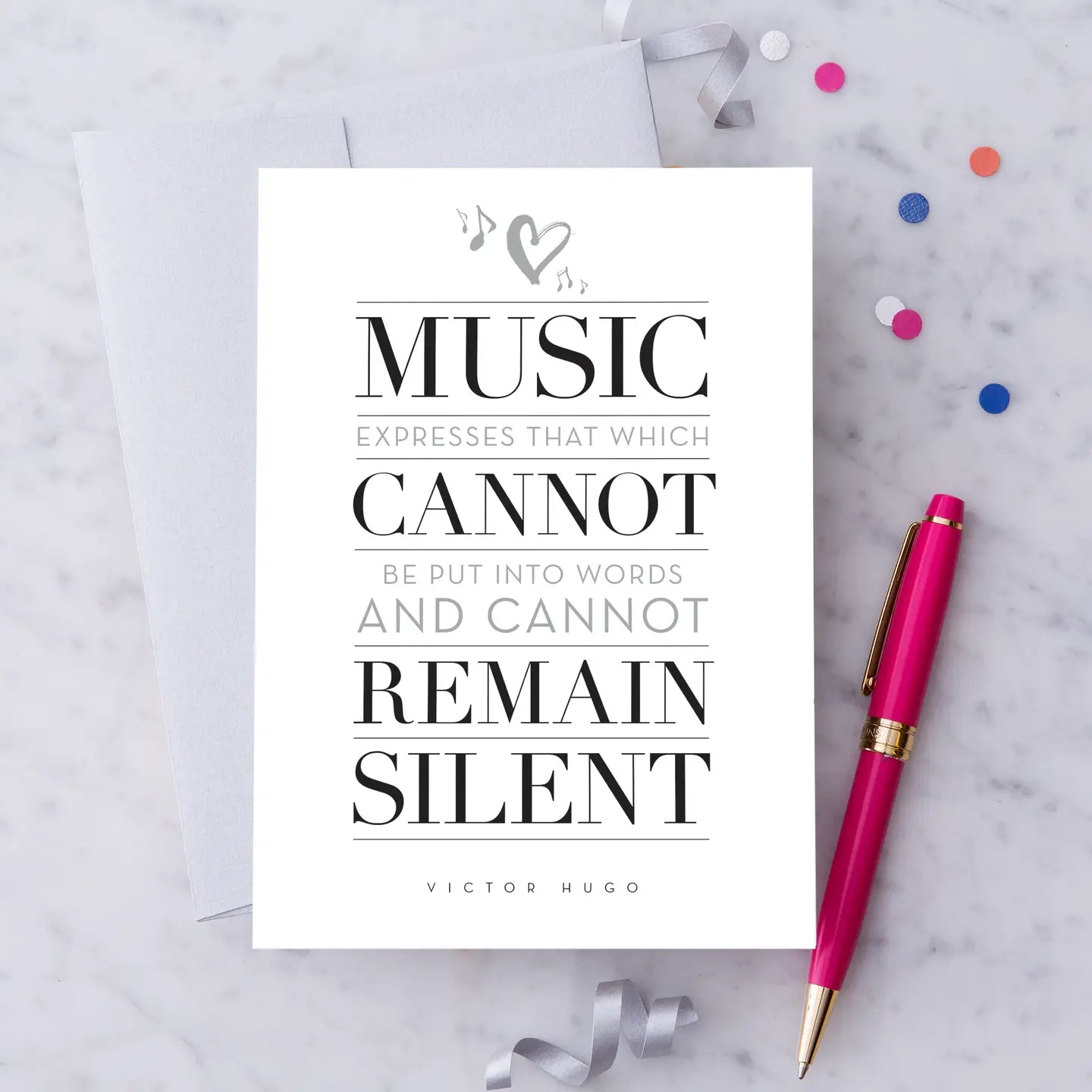 Greeting Card "Music Expresses"