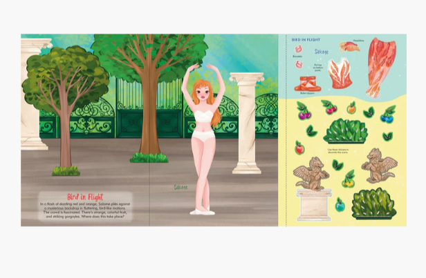 Sticker Doll Dress-up Ballet Book