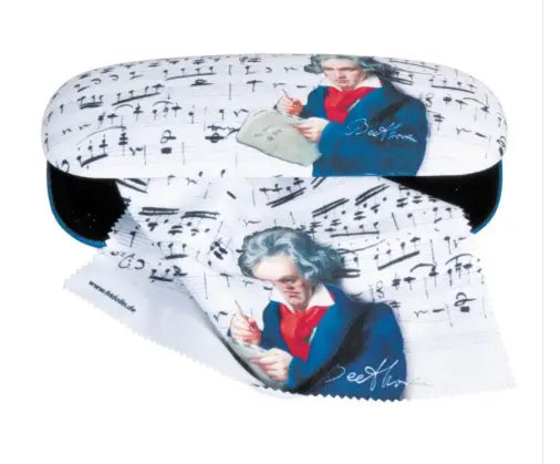 Glasses Case and Microfibre Glasses Cleaner Beethoven