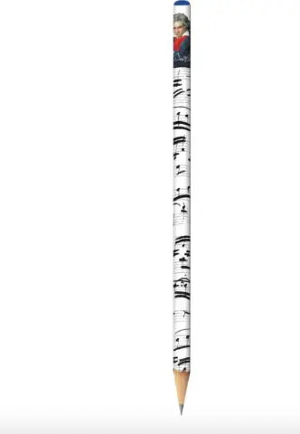 Pencil Beethoven with a Picture of Beethoven at the Top