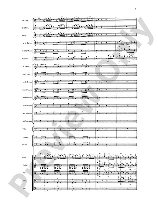 Beethoven's 5th Symphony, Finale – Full Orchestra Conductor Score & Parts (Digital Download)