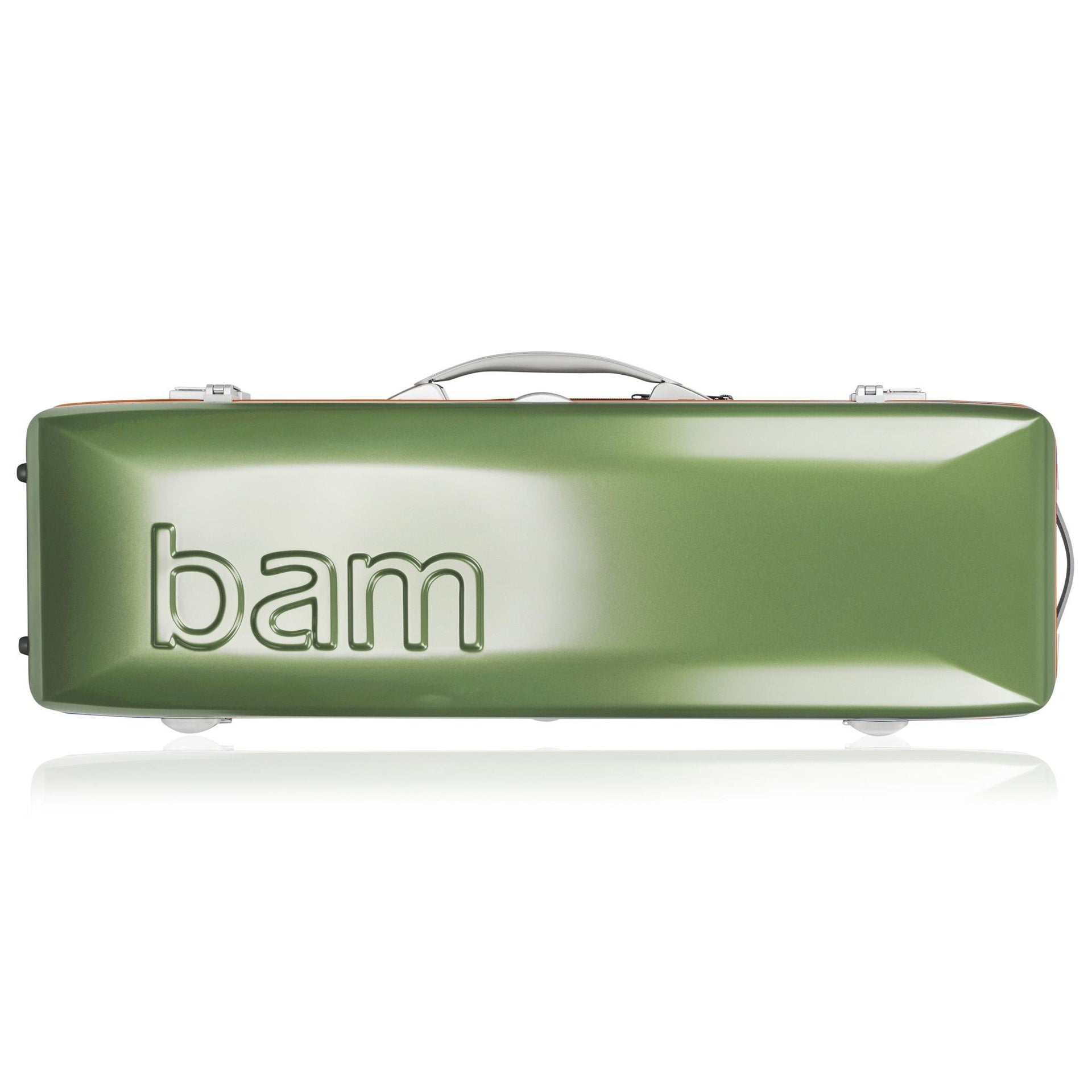 BAM Graffiti Hightech Oblong Violin Case Green/Orange