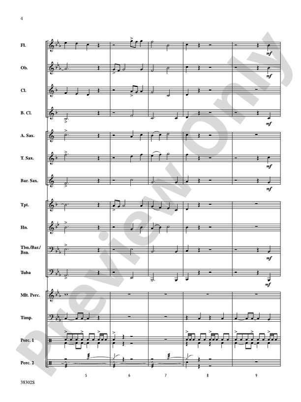 Scirocco - Concert Band Conductor Score & Parts (Digital Download)