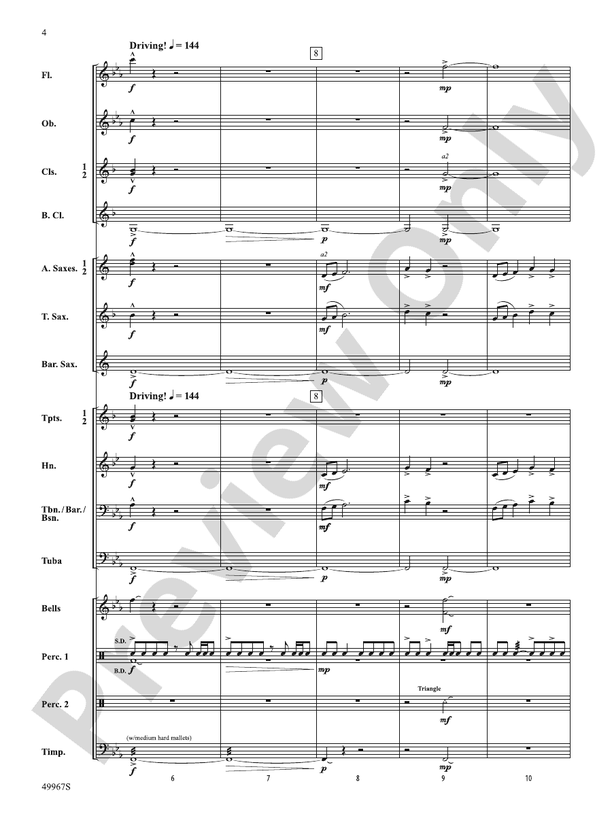 Once Upon a Time Signature – Concert Band Conductor Score & Parts (Digital Download)