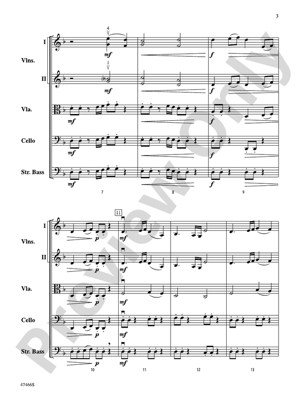 Ante Meridian - String Orchestra Conductor Score & Parts (Digital Download)
