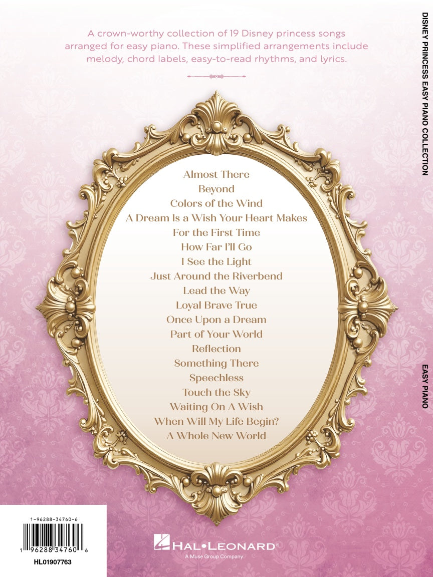DISNEY PRINCESS EASY PIANO COLLECTION - Hal Leonard 1907763