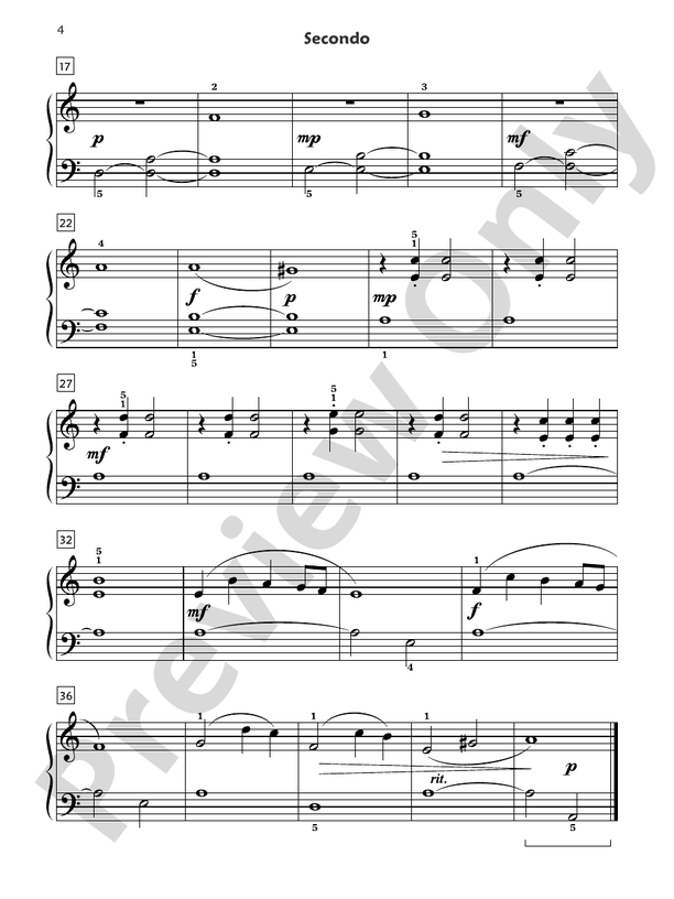 Premier Piano Course, Duet 2B - 1 Piano, 4 Hands (Digital Download)
