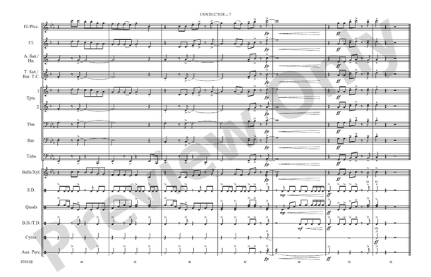Feel It Still – Marching Band Conductor Score & Parts (Digital Download)