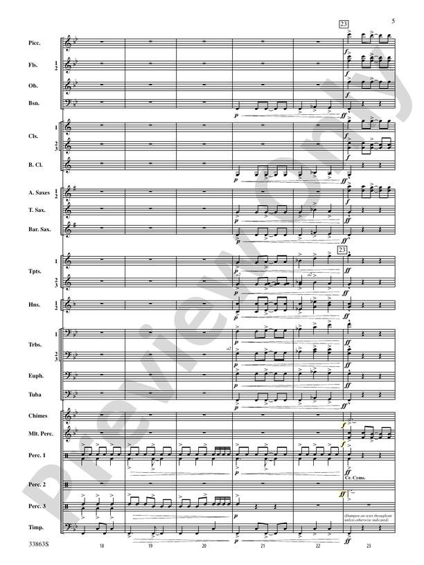 Phenom - Concert Band Conductor Score & Parts (Digital Download)