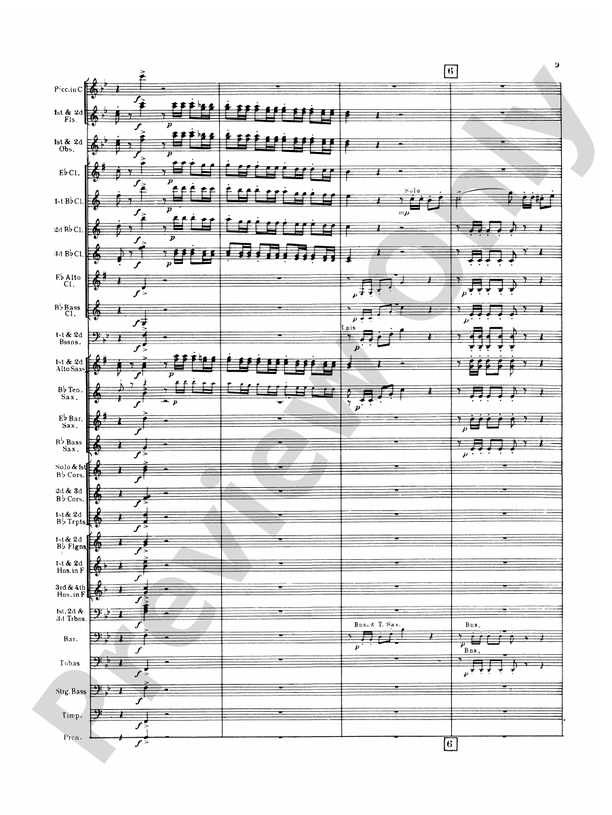 Italian in Algiers - Concert Band Conductor Score & Parts (Digital Download)