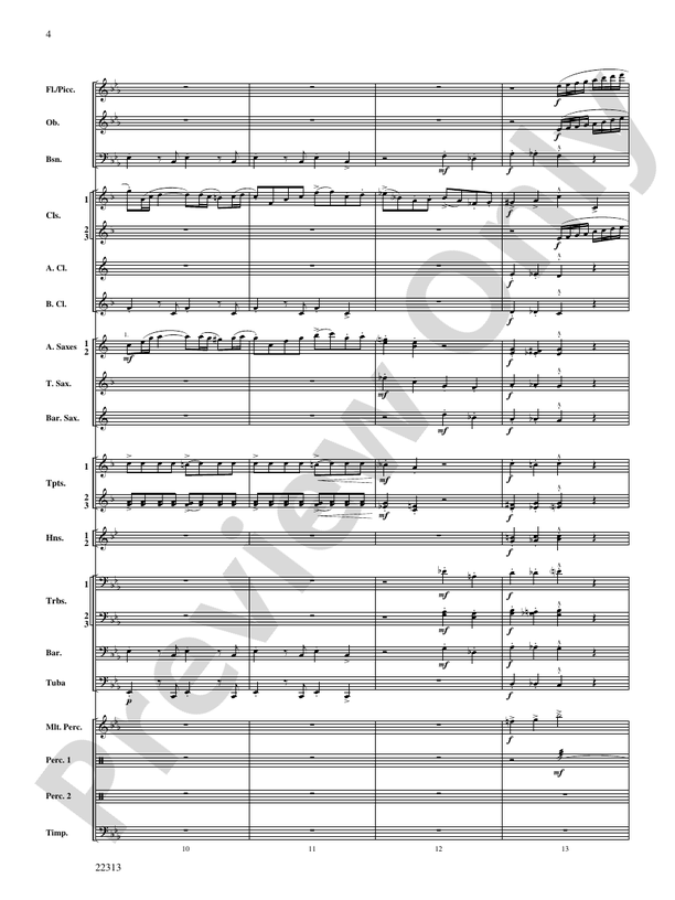 In the Groove - Concert Band Conductor Score & Parts (Digital Download)