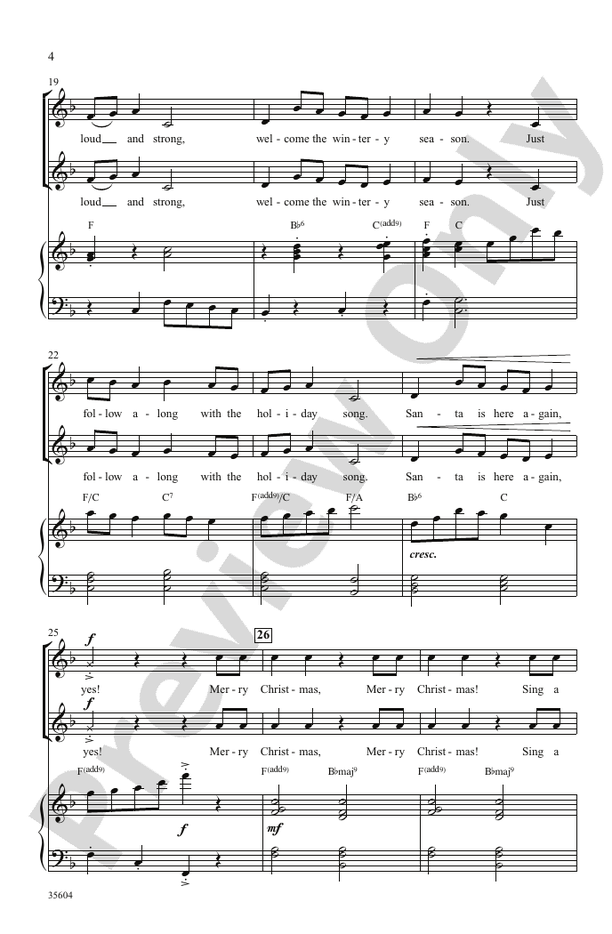 Merry Christmas, Merry Christmas (from Home Alone 2) – 2-Part Choral Octavo (Digital Download)