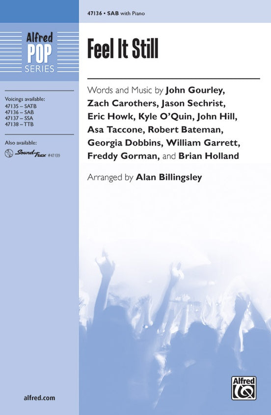 Feel It Still – SAB Choral Octavo (Digital Download)