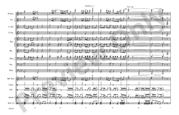 Rocket's Red Glare – Marching Band Conductor Score & Parts (Digital Download)