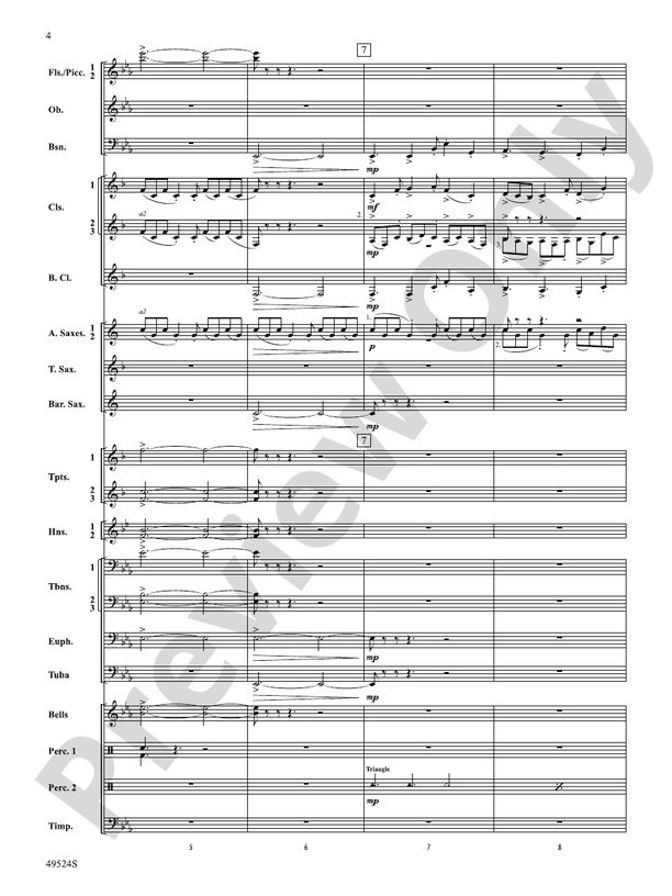 Otter Point Holiday - Concert Band Conductor Score & Parts (Digital Download)