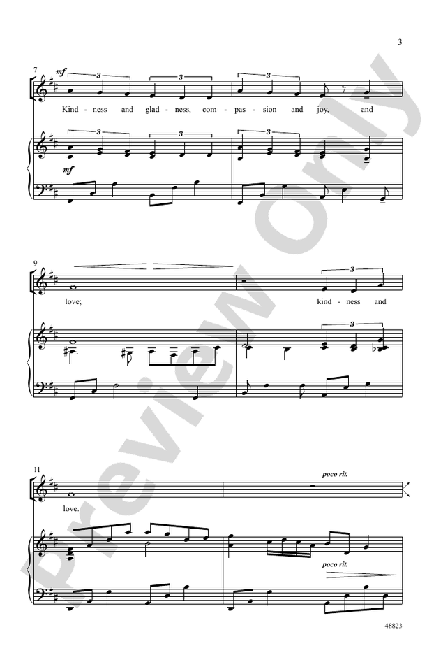 Kindness and Love – 2-Part Choral Octavo (Digital Download)