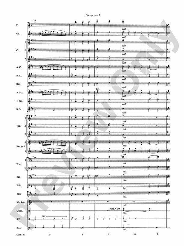 A Touch of Jazz! - Concert Band Conductor Score & Parts (Digital Download)