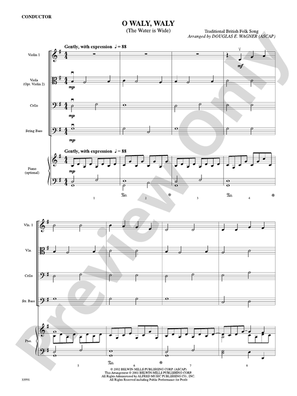 Around the World in One Concert – String Orchestra Conductor Score & Parts (Digital Download)