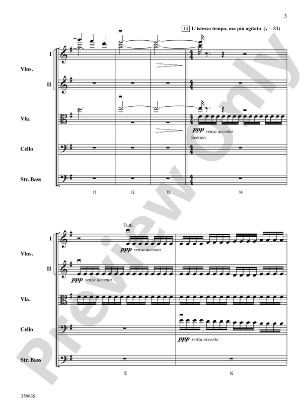 Vanishing Pointe – String Orchestra Conductor Score & Parts (Digital Download)