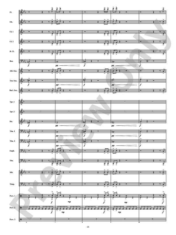 Dark Matter - Concert Band Conductor Score & Parts (Digital Download)