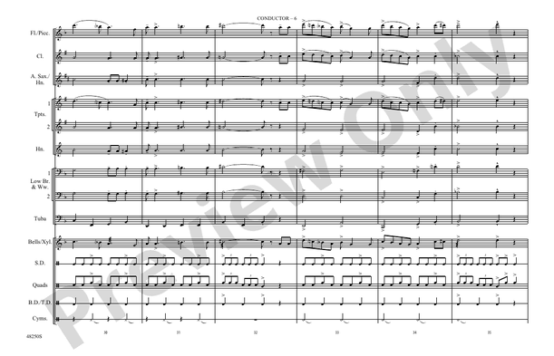 You're a Mean One, Mr. Grinch – Marching Band Conductor Score & Parts (Digital Download)
