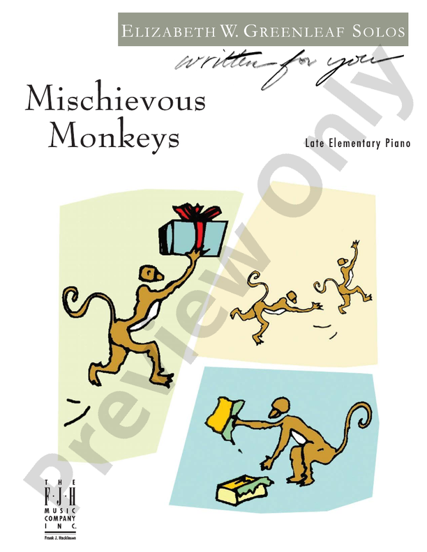 Mischievous Monkeys - Piano (Digital Download)