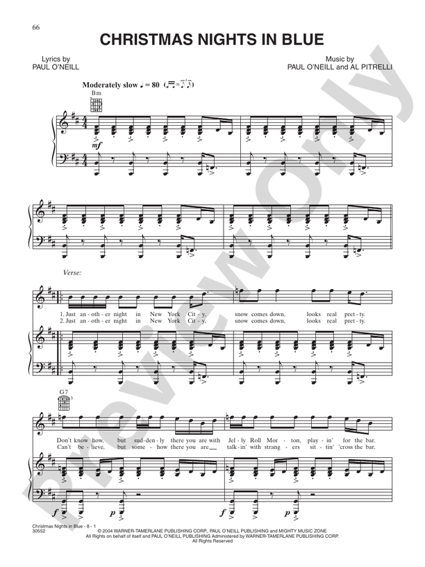 Christmas Nights In Blue -  Trans-Siberian Orchestra - PVG (Digital Download)