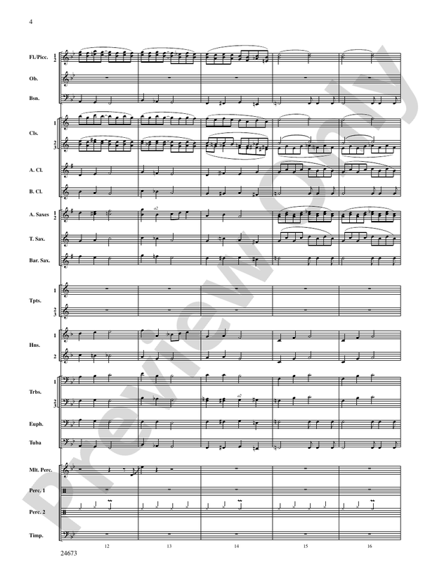 Arden Variations - Concert Band Conductor Score & Parts (Digital Download)