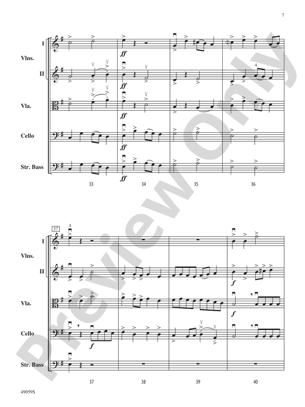 Sinfonietta for Strings - String Orchestra Conductor Score & Parts (Digital Download)