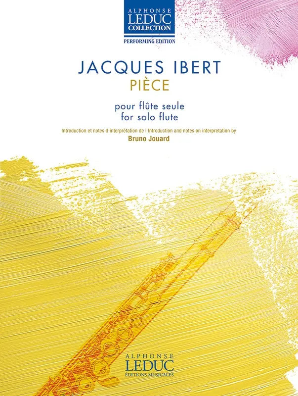 Ibert - Piece - Flute Solo Leduc AL30967