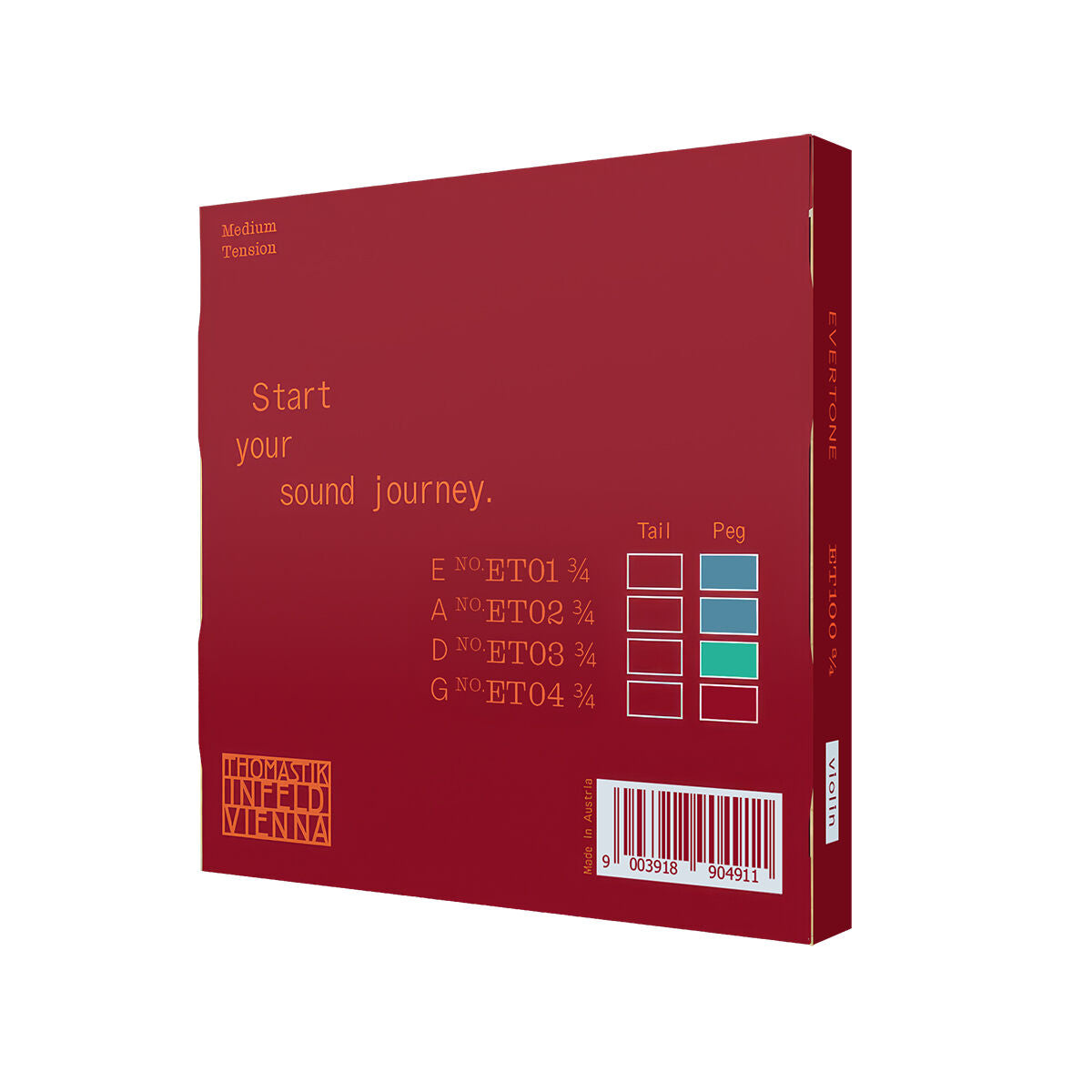 Thomastik Evertone Violin String Set 3/4