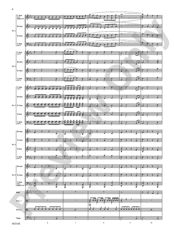 Air Force One (Chris M Bernotas - Flexible Arrangement) - Concert Band Conductor Score & Parts (Digital Download)