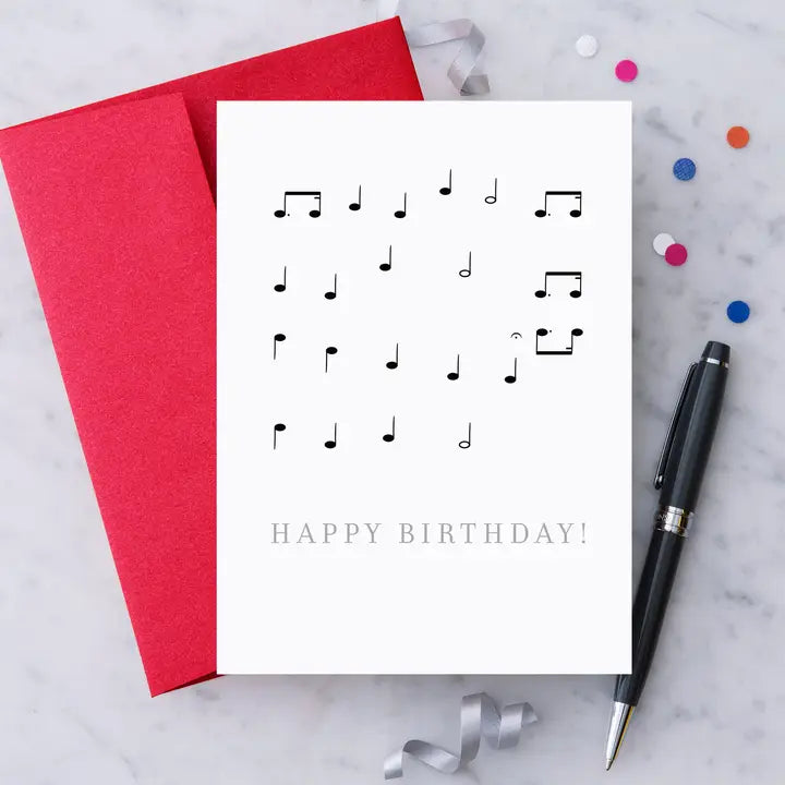 Greeting Card "Birthday Notes"