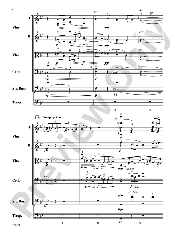 Enigma Variations - String Orchestra Conductor Score & Parts (Digital Download)