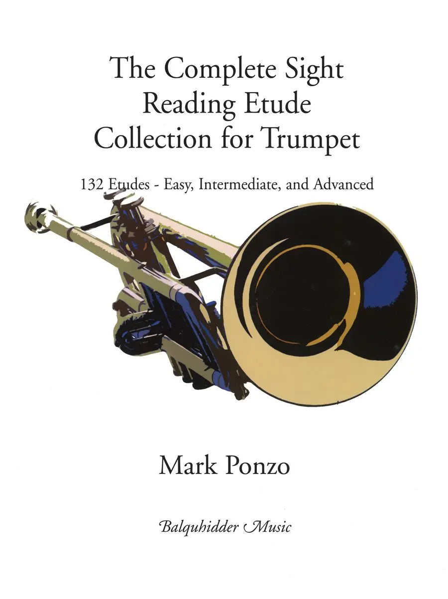 Complete Sight Reading Etude Collection for Trumpet - Ponzo - Balquhidder Music