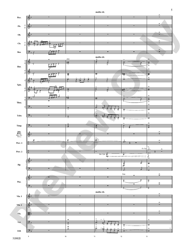 The Iliad (Grade 4) - Full Orchestra Conductor Score & Parts (Digital Download)