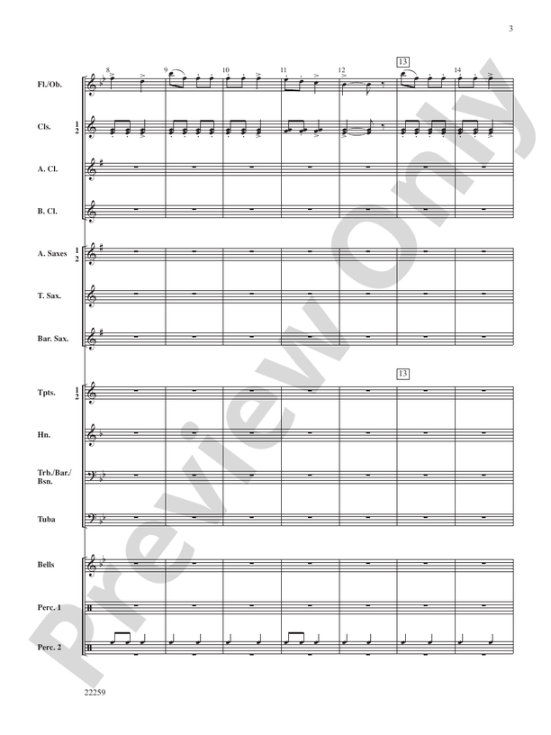 Country Dance - Concert Band Conductor Score & Parts (Digital Download)