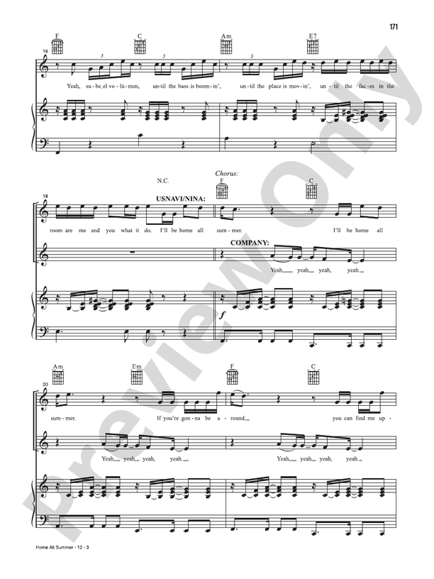 Home All Summer (Music from the Original Motion Picture Soundtrack, In The Heights) - PVG (Digital Download)