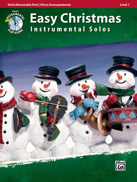 Easy Christmas Instrumental Solos Viola Book/CD