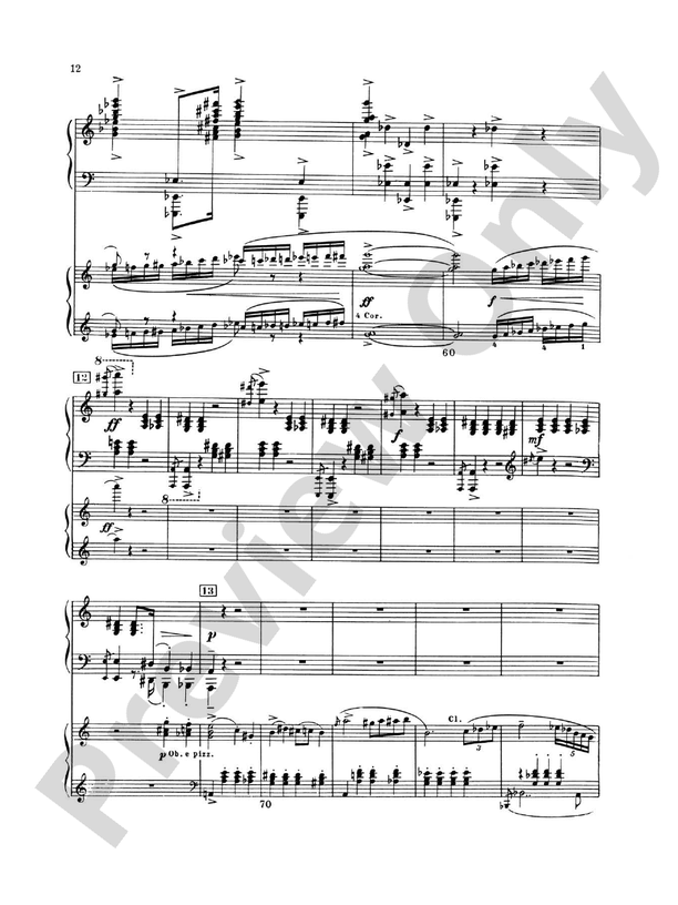 Piano Concerto No. 3 in C Major, Opus 26 - 1st Movement - 2 Pianos, 4 Hands (Digital Download)