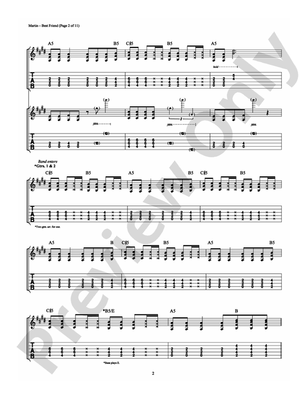 Best Friend - Guitar TAB (Digital Download)