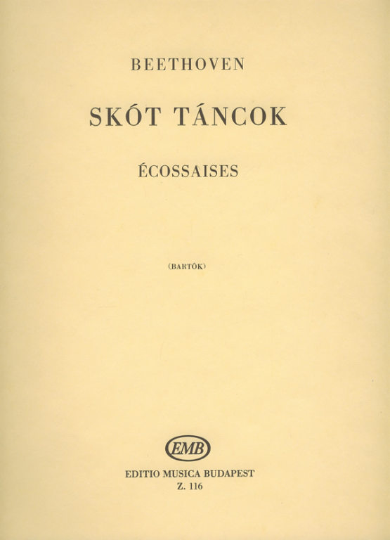 Beethoven - Ecossaises - Piano Solo arranged by Bartok EMB Z116