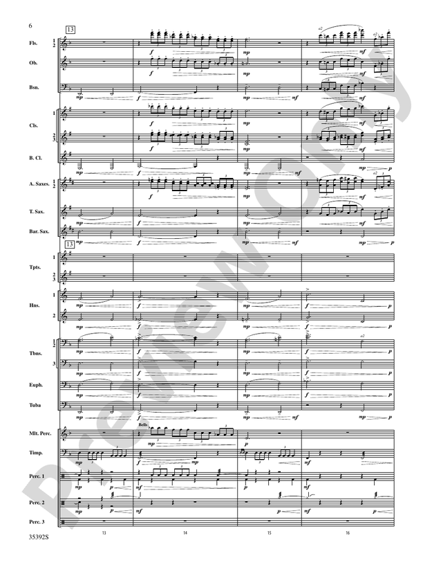 Moon Phases 81 - Concert Band Conductor Score & Parts (Digital Download)