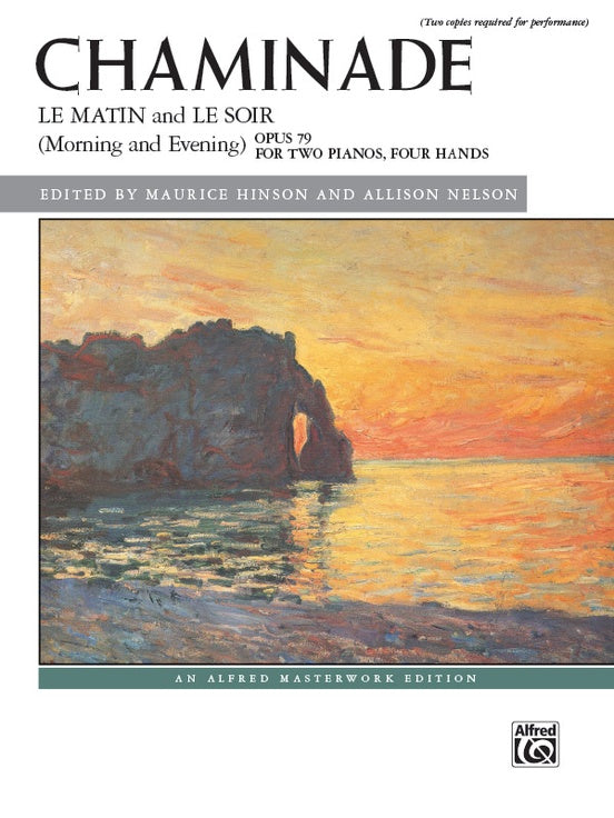Chaminade - Le matin and Le soir (Morning and Evening), Opus 79 - 2 Pianos, 4 Hands (Digital Download)