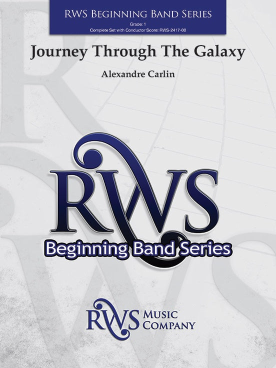Journey Through the Galaxy - Concert Band Conductor Score & Parts(Digital Download)