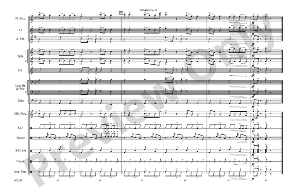 Like Money – Marching Band Conductor Score & Parts (Digital Download)