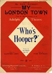 My London Town (from 'Who's Hooper?') - Vocal/Piano (Digital Download)