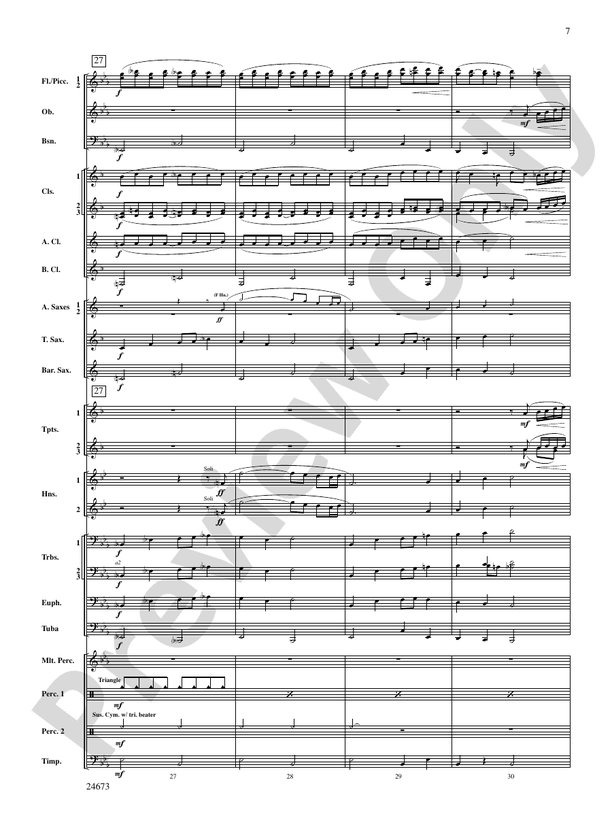 Arden Variations - Concert Band Conductor Score & Parts (Digital Download)