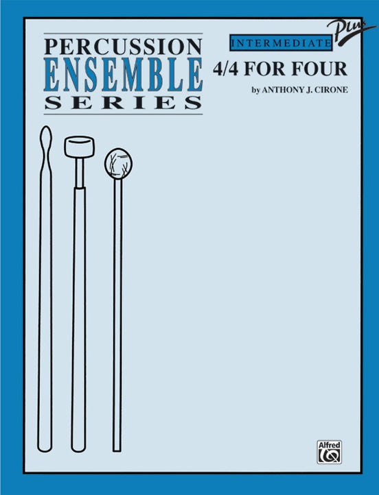 4/4 for Four Percussion Ensemble - Intermediate