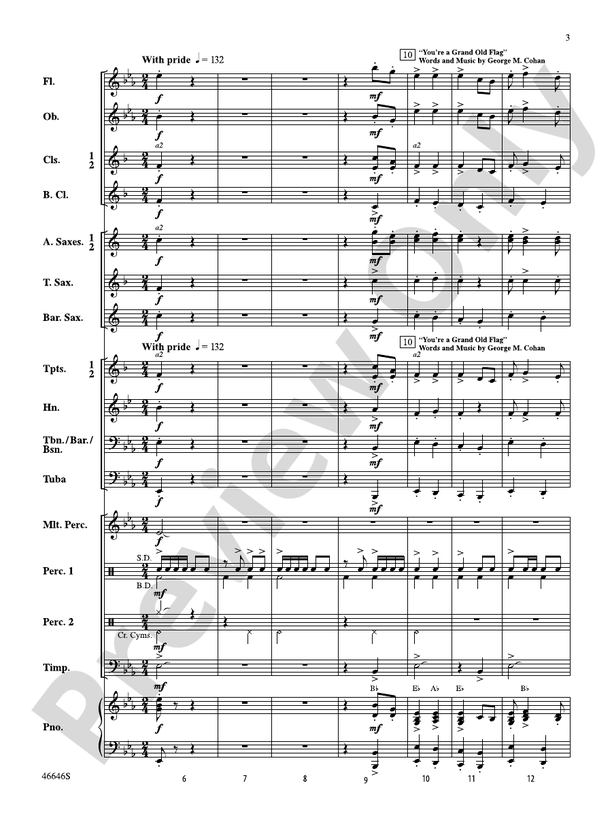 American Pride - Concert Band Conductor Score & Parts (Digital Download)